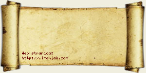 Tina Večanski vizit kartica